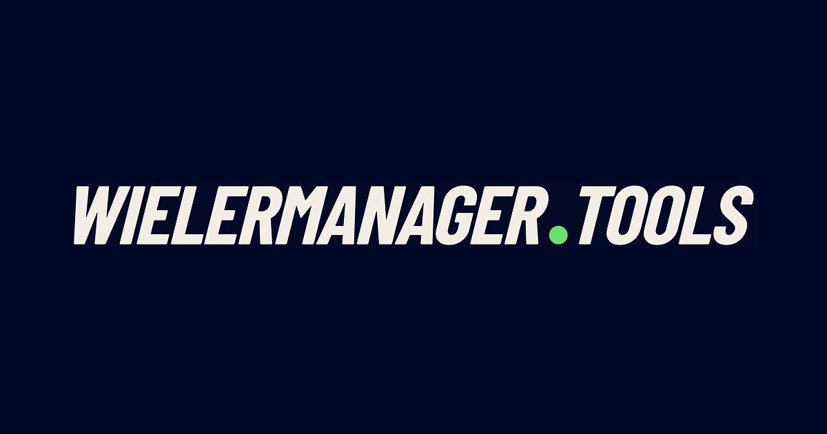 Mijn Wielermanager Ploeg - Tour 2026 mannen | Wielermanager Tools